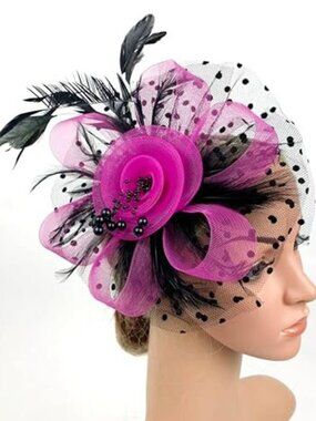 Kentucky Derby Fascinator Hat Beautiful Color Tea Party Derby